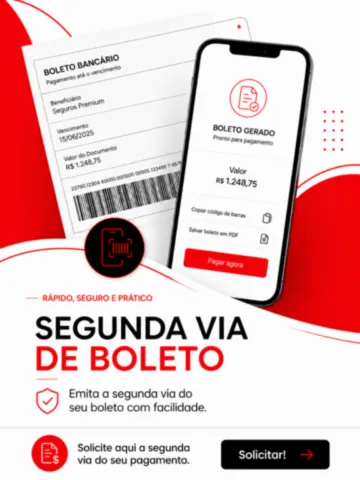 Clique Aqui Segunda Via de Boletos